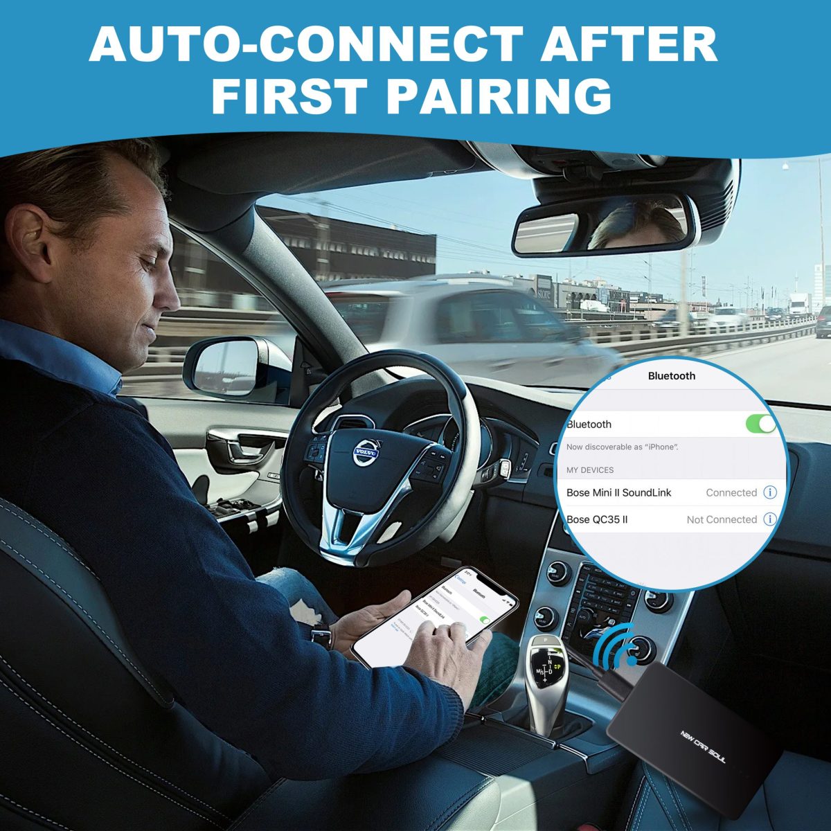 10004 Multimedia Caja de vídeo para CarPlay inalámbrico CarPlay / inalámbrico Android Auto Adaptador 3 en 1 Ajuste para la fábrica OEM CarPlay coches - Imagen 4